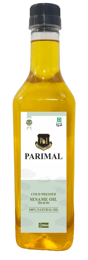 Cold pressed sesame oil 250 ml bottle