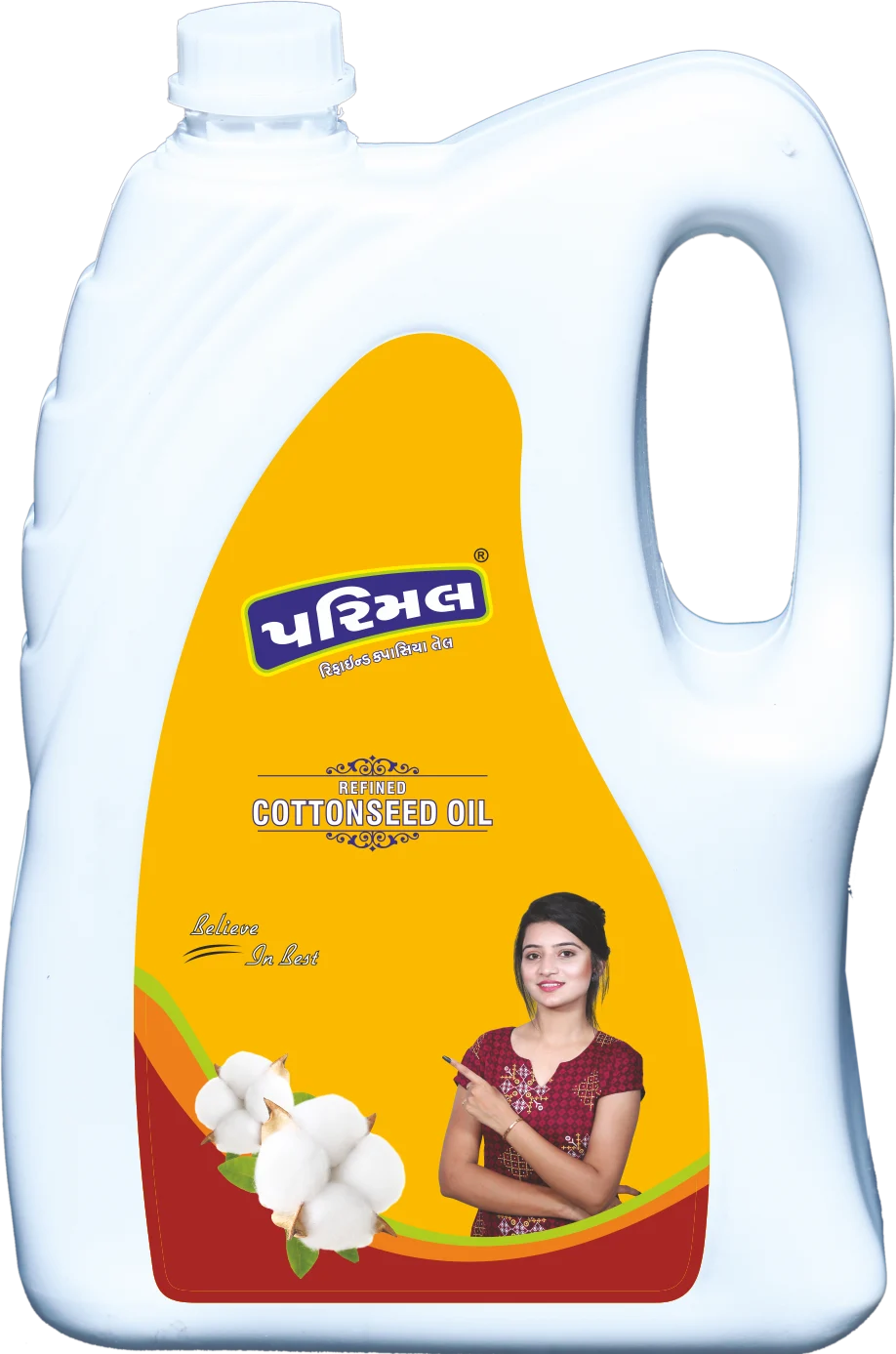 Parimal refined cottonseed oil secondary pack